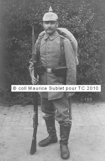 Landser du régiment de Landwehr du 109 IR (Badois)